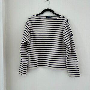 Saint James Vintage Striped Long Sleeve Top S/M